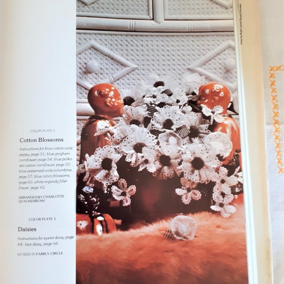 Vintage 1970s Hardcover Book Flower Fabrications by Jean Wilkinson - Picture 9 of 16